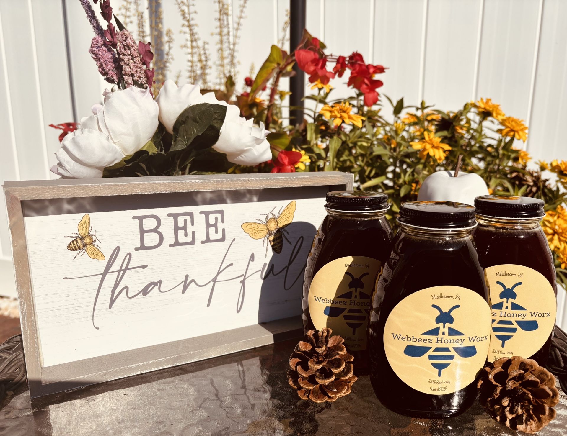 Local Raw Fall Honey From Webbeez Honey Worx