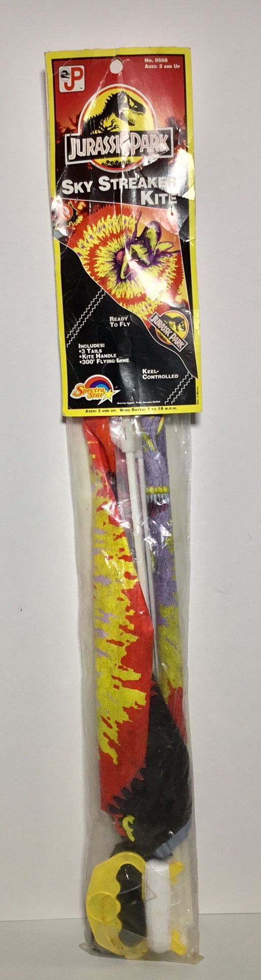Vintage RARE Original Jurassic Park Kite 1993 New in Package - Shipping Available