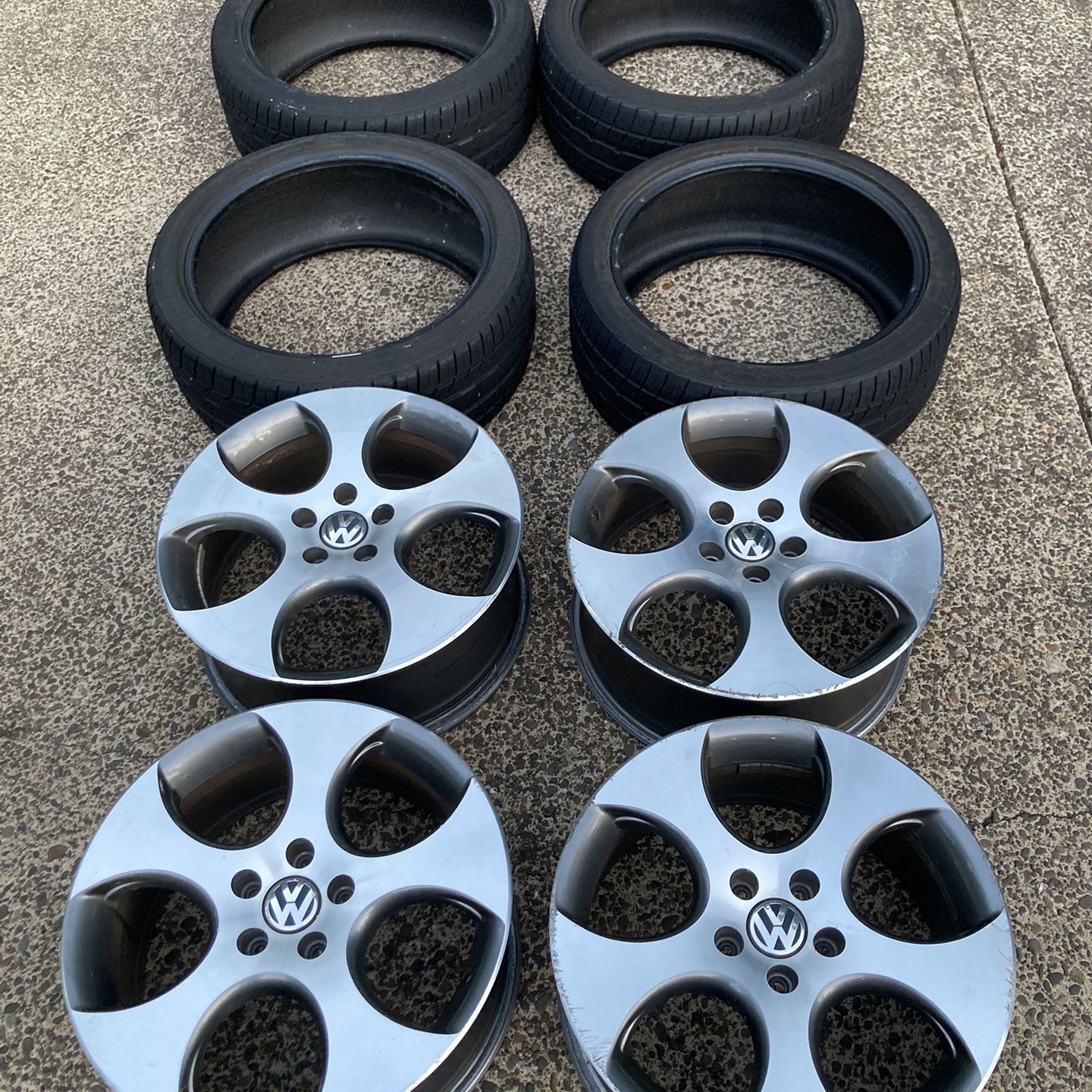 VW GTI Mk5 Detroit/Huff 18” Wheels and Tires for Sale in Lake Oswego ...