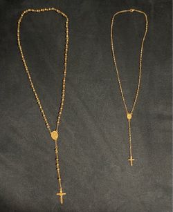 Rosary necklaces