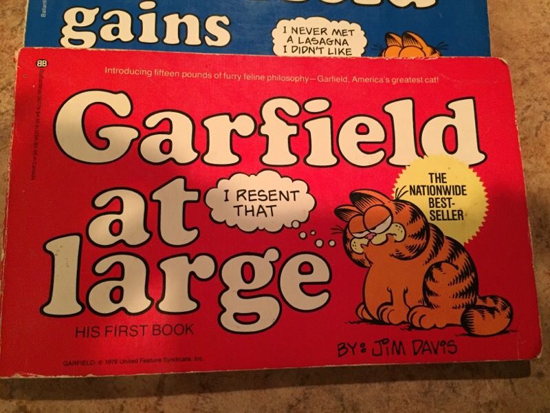 Garfield vintage early 70's &.80's Vintage comic books