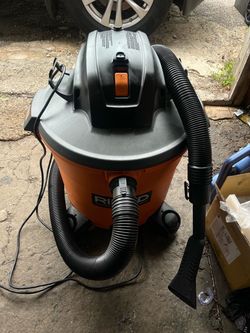 Big Ridgid vacuum