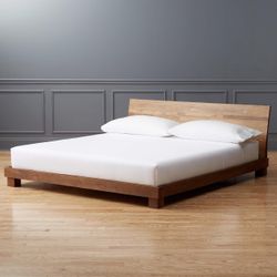 CB2 Queen Bed Frame + Memory Foam Mattress 