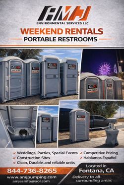 Portable restrooms