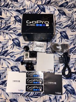 Go Pro Hero 3 with Case,Charger and Manual