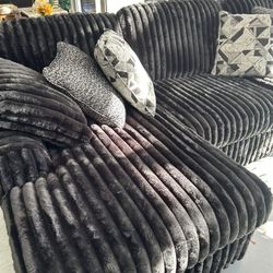 Same Day Delivery 🚚 Custom Corduroy Sectionals Available 