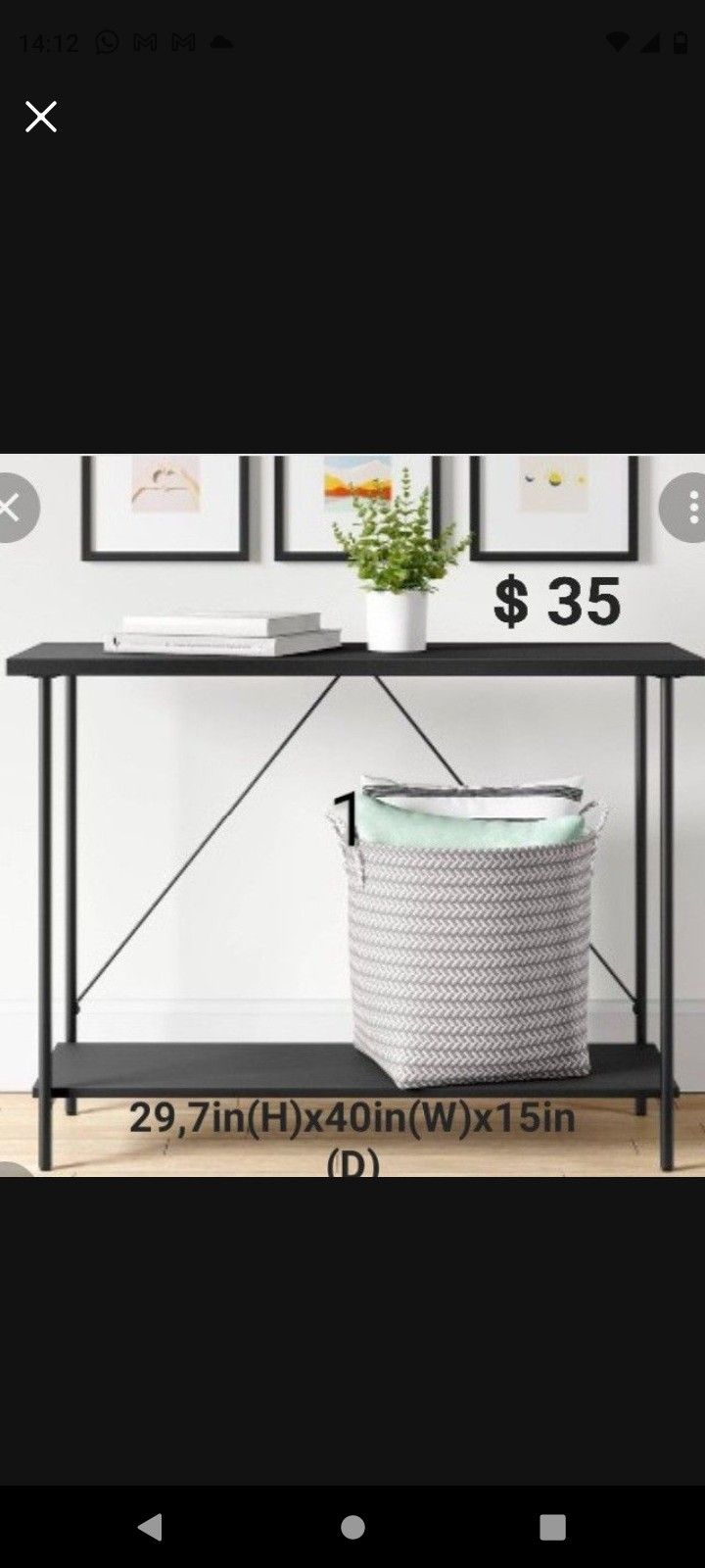 New Console Table 