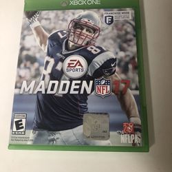 Xbox One Madden NFL 17 Video Game