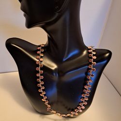 Copper Amber Necklace