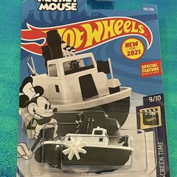 Hot Wheels Disney Steamboat Mickey Mouse #193 193/(contact info removed) HW Screen Time 9/10