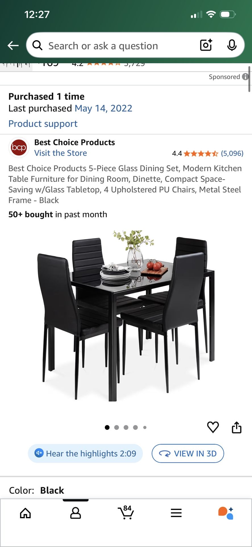 Small Glass Kitchen Table