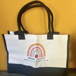 New Teacher Tot Bag. Great Gift! 