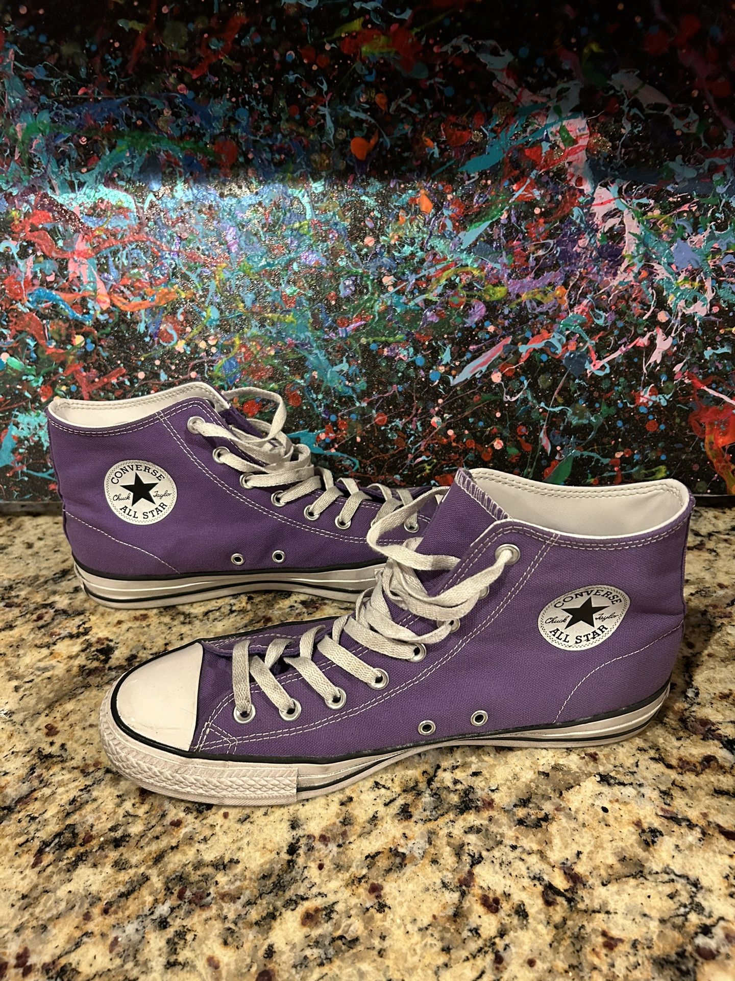 Converse All Star Men's Size 11 Women's Size 13 Shoes Purple