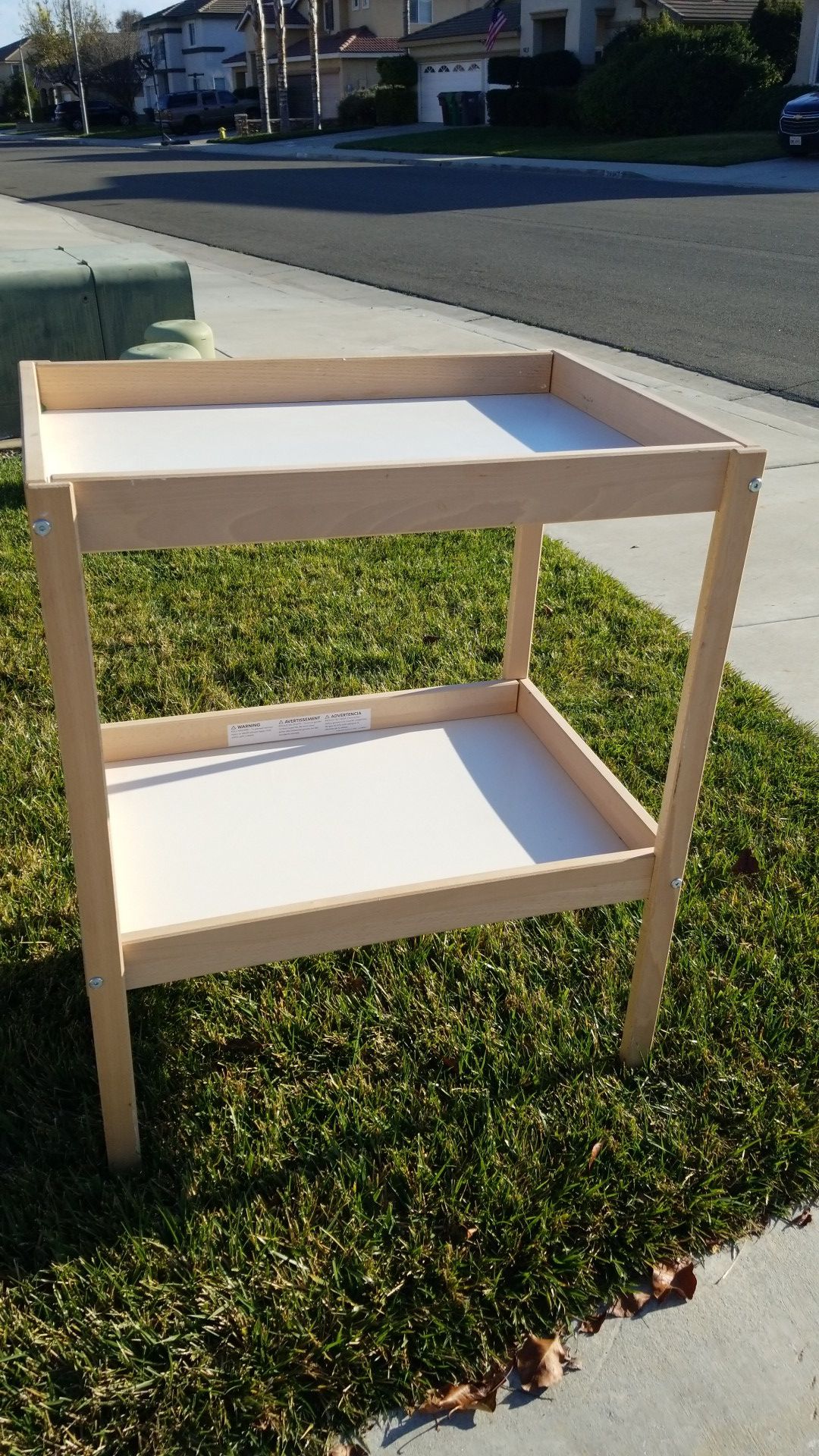 Free ikea changing table and baby gate