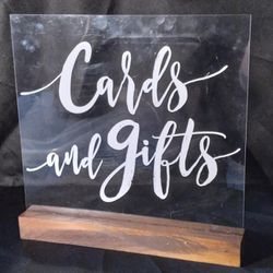 Cards And Gift Sign