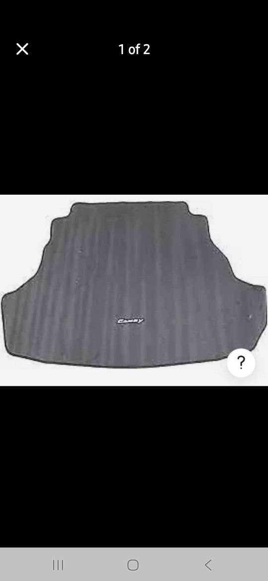 Carpeted Cargo Trunk Mat For Toyota Camry