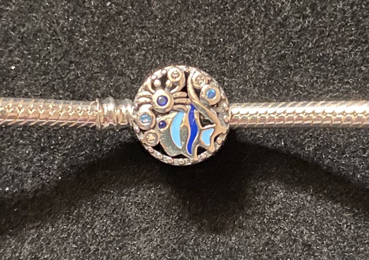 Fish Silver Charm S925