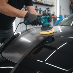 Professional compounds + machine polish