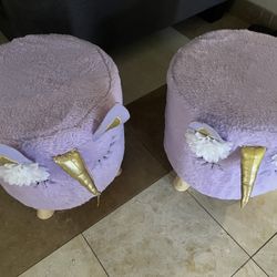 Cute Purple Stools