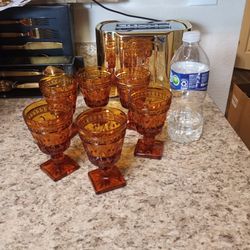 Vintage Wine/Desert Glasses