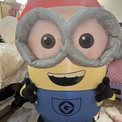 Christmas Minion Inflatable