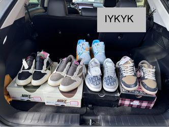 Sneaker Lot – Nike, Dior, Louis Vuitton Collab Pairs