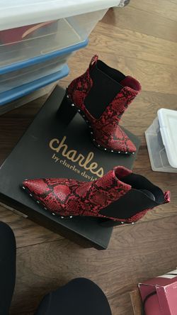Red And Black Boots 