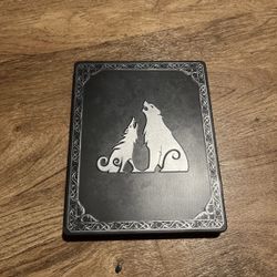 God of War Ragnarök Collector's Edition Steelbook ONLY! Vanir Twins Carvings  