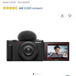 Sony - ZV-1F Vlog Camera Bundle 