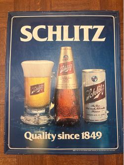 Vintage Schlitz Beer sign