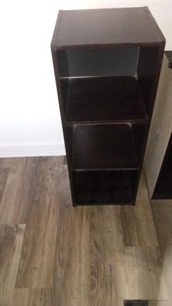 3 Level Cube Storage ( Dark Brown)  For 2