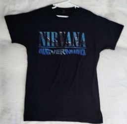 Nirvana Nevermind Tracklist T-Shirt Black Small