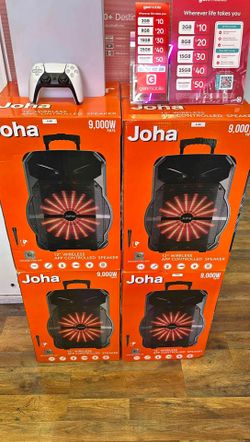 💥🤩BIG 9000W PARTY BLUETOOTH SPEAKERS ON WHEELS 🤩💥
