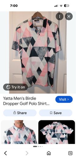 Yatta Men's Birdie Dropper Golf Polo Shirt