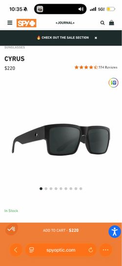 SPY SUNGLASSES CYRUS