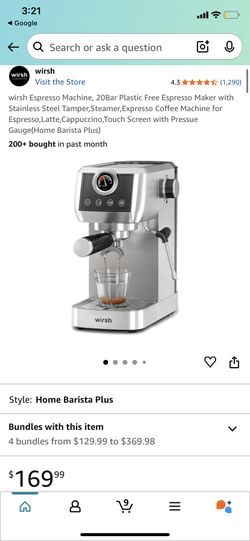 Wirsh Espresso Machine