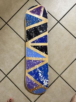 Custom Painted Skateboard Deck