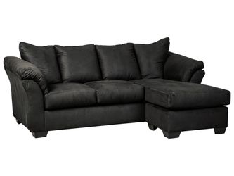 Brand new black sectional