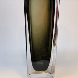 Stunning And Vintage Find! Nils Landberg For Orrefors Art Glass Vase 