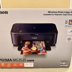 CANON PIXMA MG3520 WIRELESS ALL IN ONE PRINTER COPY SCAN INKJET PRINTER New