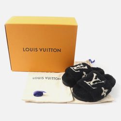 Louis Vuitton sandals LV logo design shearling mouton