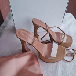 AMINA MUADDI Leather sandal 40EU