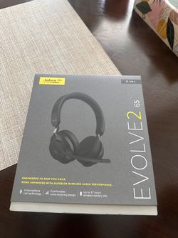 Jabra Evolve2 65 Stereo Wireless Headset (MS Teams, USB-C) - Black