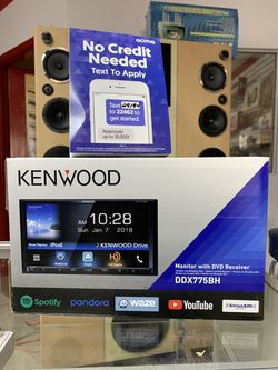 Kenwood full touch car radio with video stereo dvd receiver