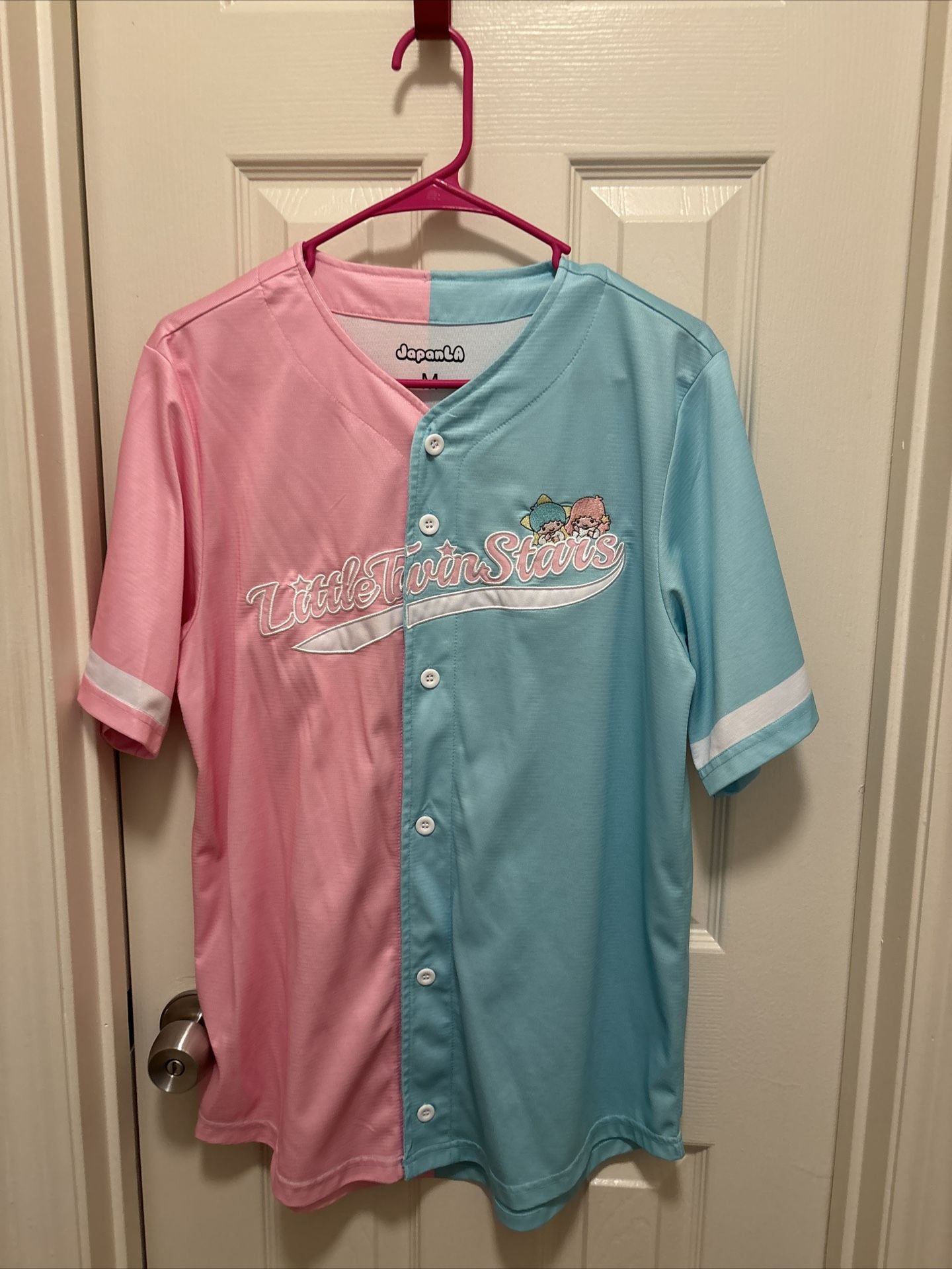 Baseball Tshirt Little Twin Stars Size m