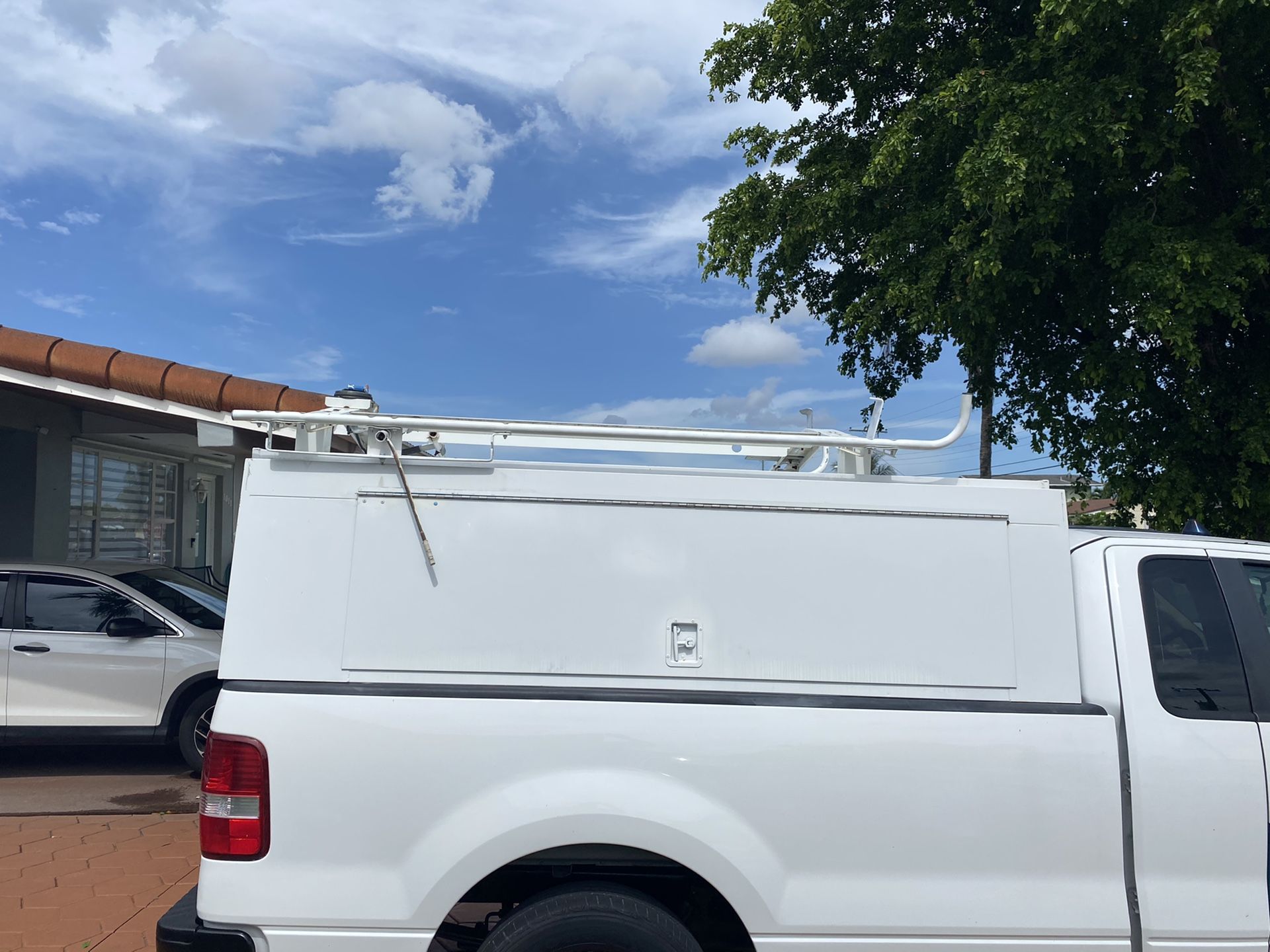 Utility truck camper