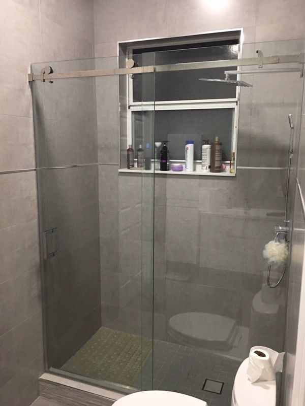 Frameless Sliding Shower Door Window Glass Repair Mirror Vanity Frameless Sliding Shower Door Window Glass Repair Mirror Vanity General In Miami Fl Offerup