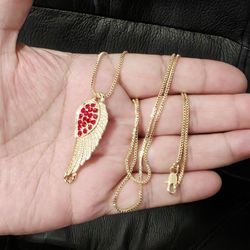 Red Wing 14k Gold Plated 