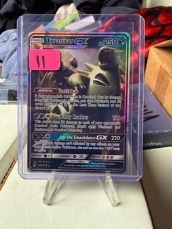 Tyranitar GX Pokémon Card 121/214 Holo