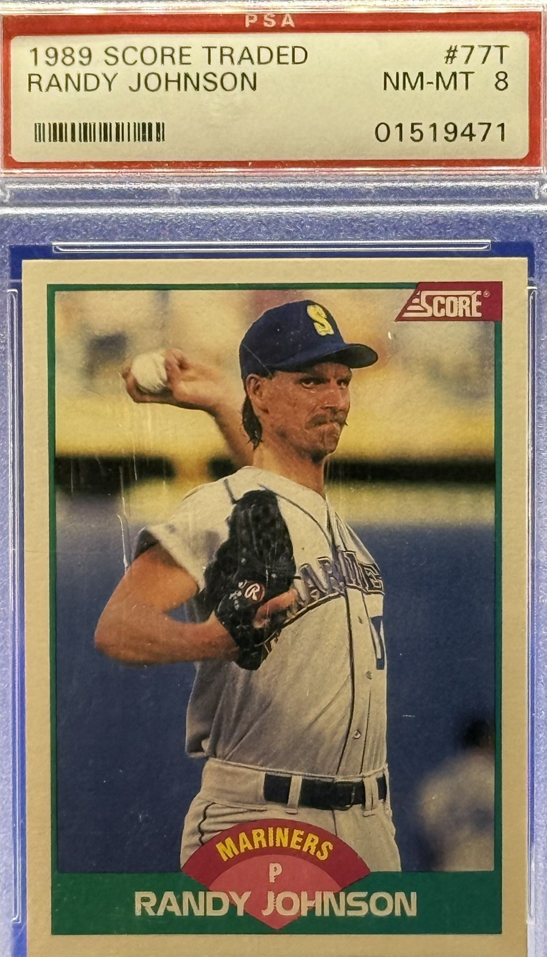 1989 SCORE TRADED RANDY JOHNSON
